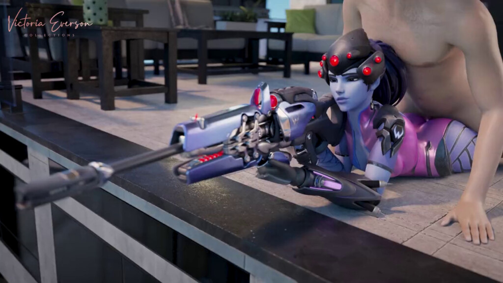 Widowmaker proneboned on her job