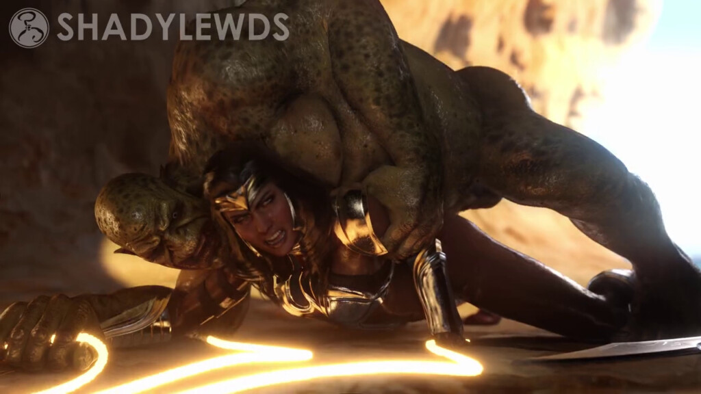 Wonder Woman fucked by an Orc