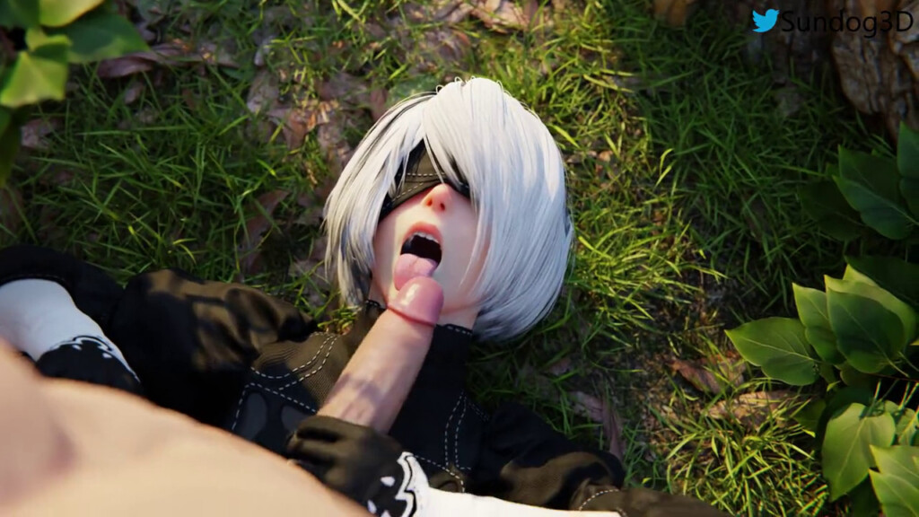 2B outdoor handjob facial