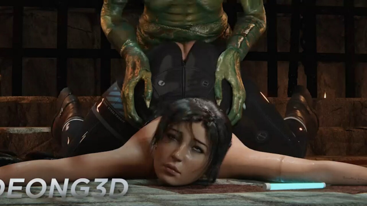 Lara Croft Fucked By Ancient Monster - Lara Croft Fucked | Saddle Girls
