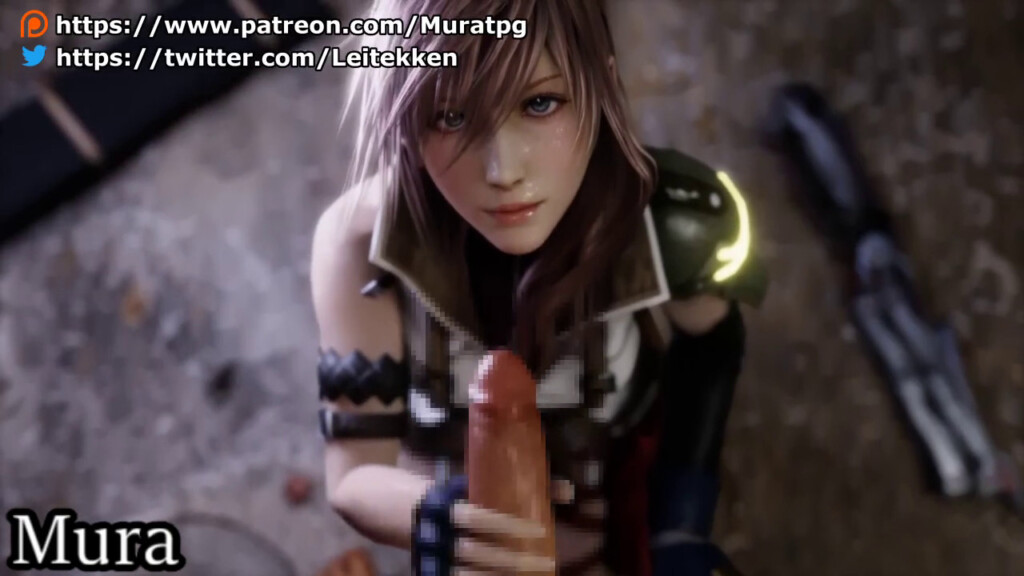 Lightning handjob facial