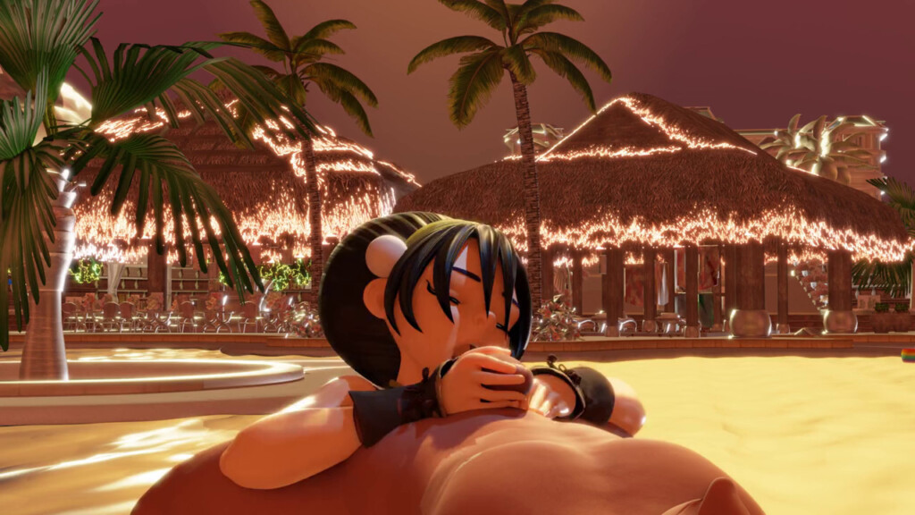 Toph giving a deepthroat
