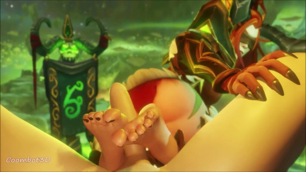 Demon Hunter Valeera footjob