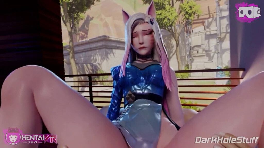 KDA Ahri on couch Anal