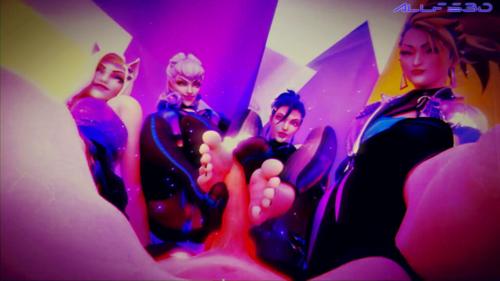 KDA's feet heaven