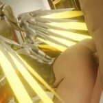 Mercy spread his wings