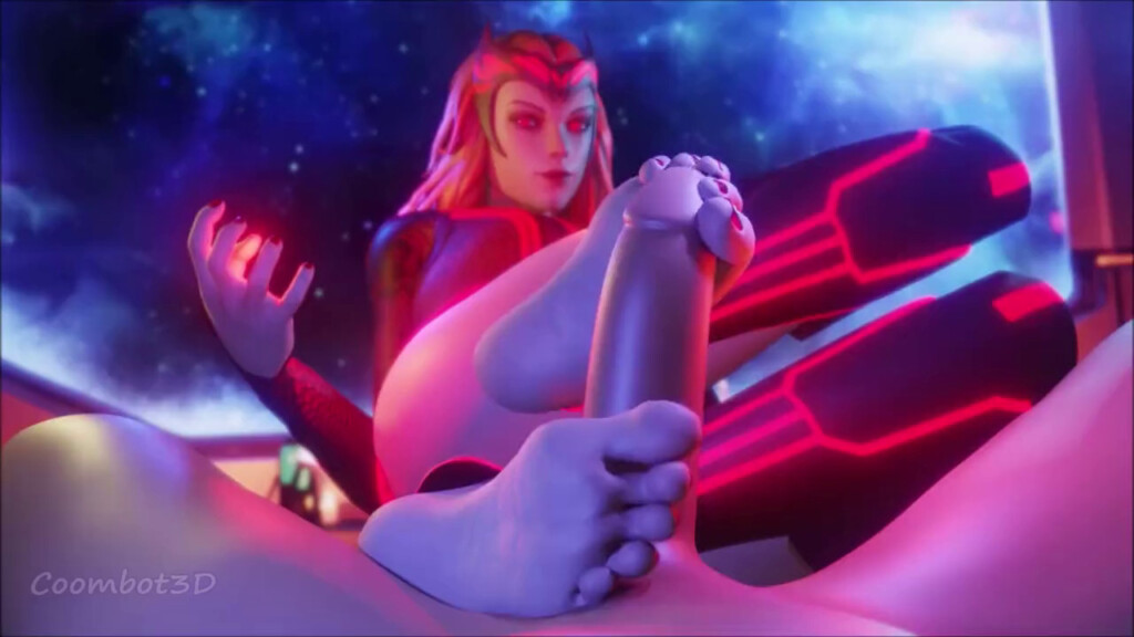 Scarlet Witch Wanda footjob