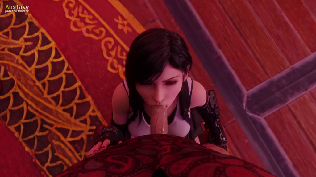 Tifa Blowjob view from above