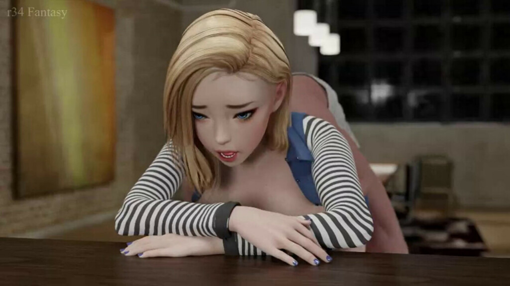 Android 18 fucked from behind