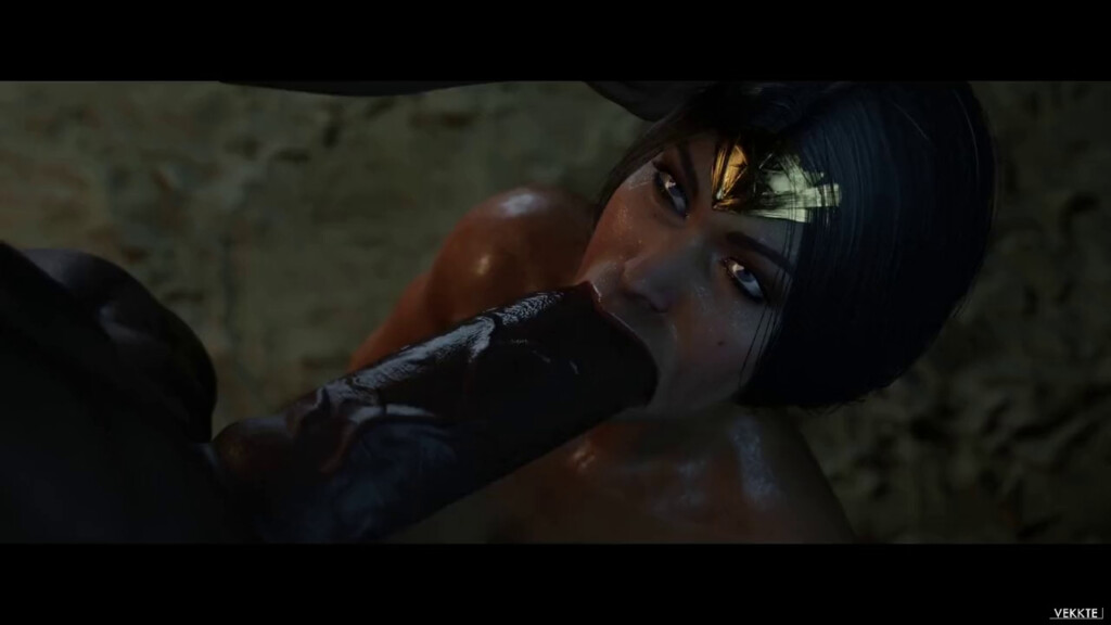 Deepthroating Wonder Woman (Blacked)