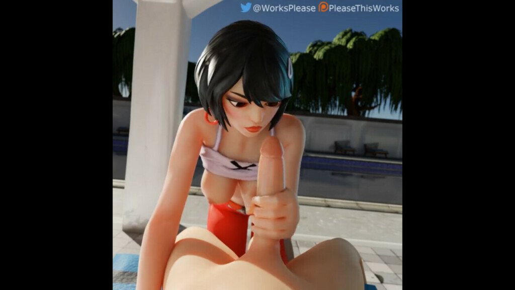 Evie handjob and blowjob facial