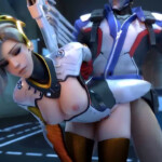 Mercy pounded by Soldier 76