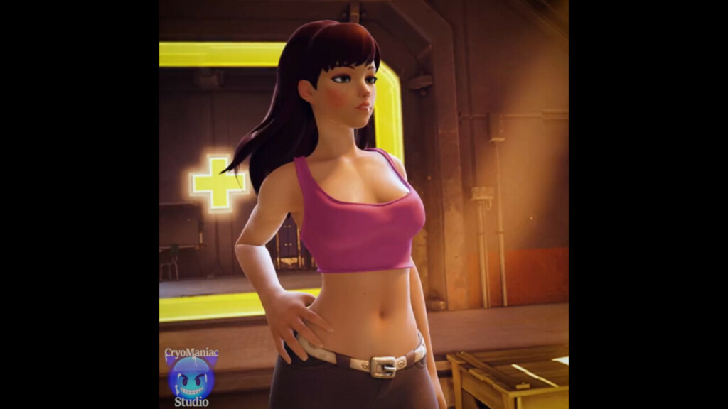 Overwatch girls showing their boobs