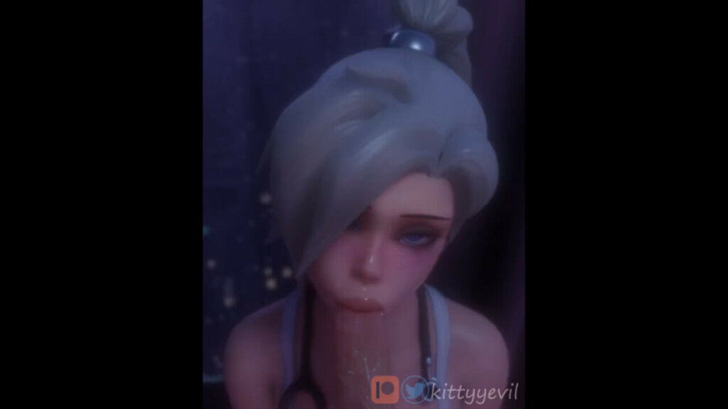 Dr. Mercy sexy blowjob