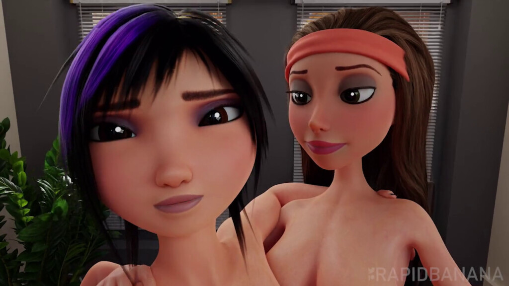 Go Go Tomago and Honey Lemon Threesome