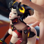Grabbing Mercy by her horns