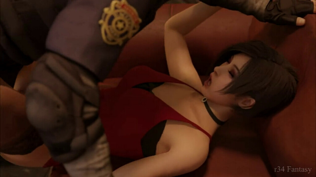 Leon pounding Ada Wong