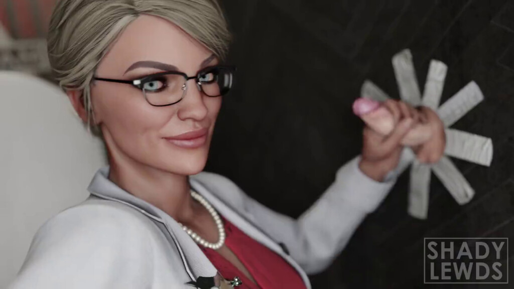 Nurse Harley Quinn gloryhole facial