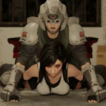 Tifa Lockhart proneboned by a soldier