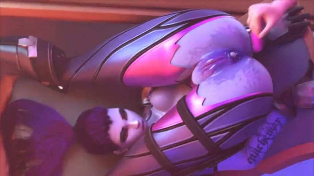 Cum leaking out of Widowmaker