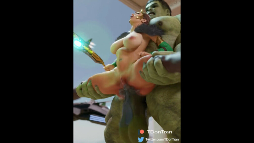 Female Loki smashed by Hulk