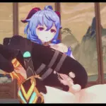 Ganyu fucked by Aether from below