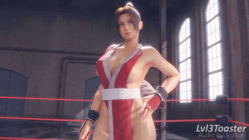 Mai Shiranui on the ring mating press