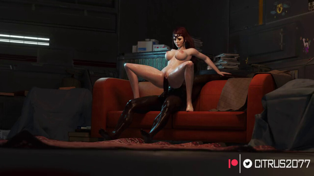Scarlet Witch having a good time