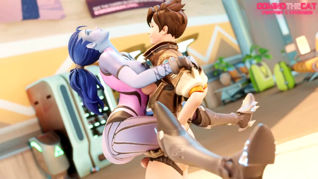 Widowmaker carried and fucked by Futa Tracer