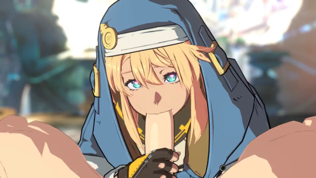 Bridget giving a blowjob