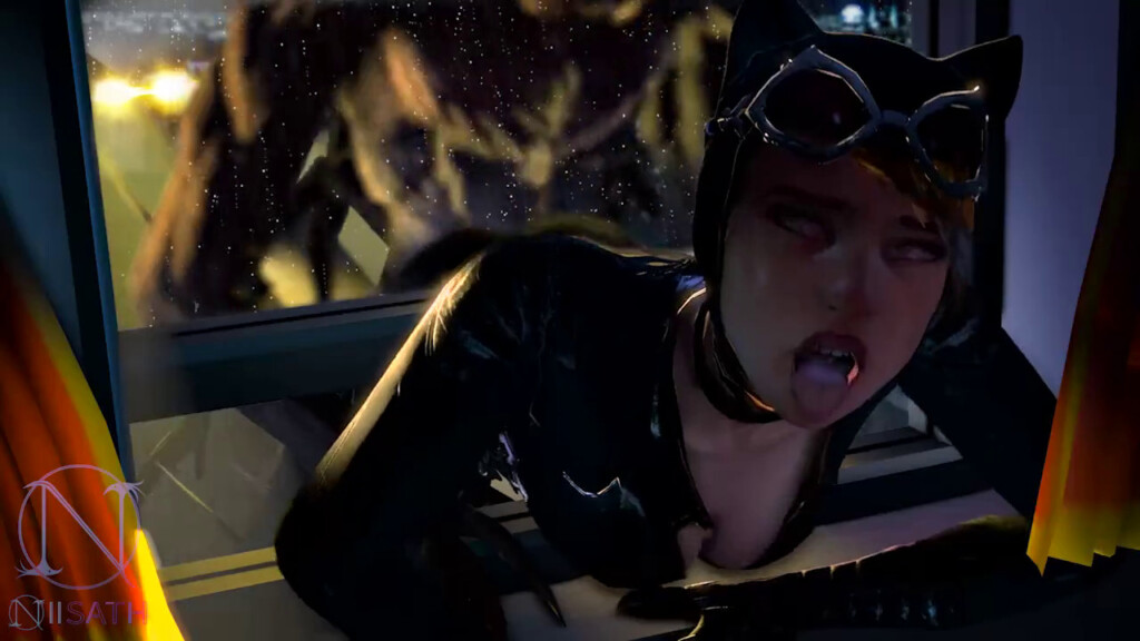 Catwoman got stuck