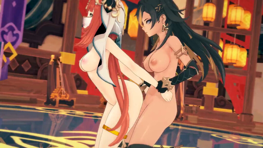 Futa Dehya fucking Nilou