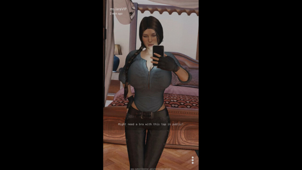 Lara's tight cloth
