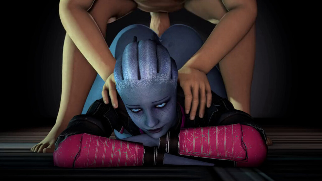 Liara T'soni doggystyle front view
