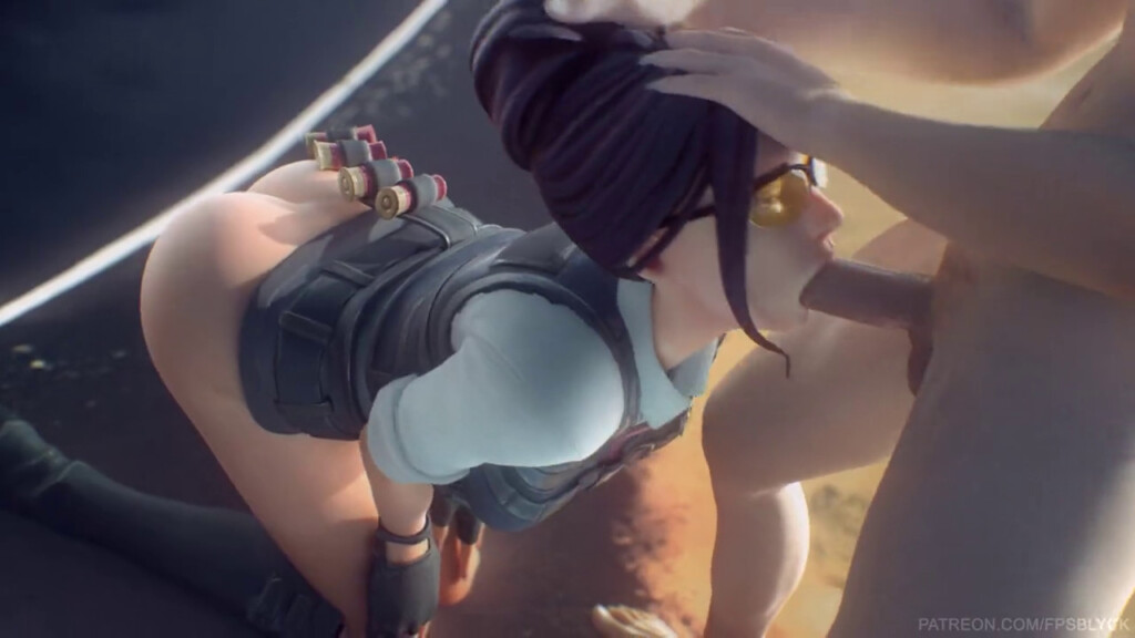 Rook giving a blowjob