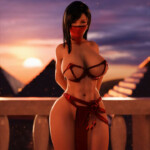 Tifa Lockhart in dancer outfit