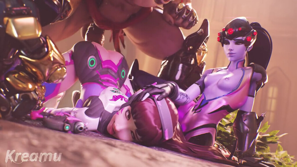 Doomfist cumming all over D.va