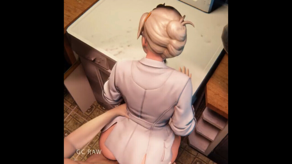 Fucking Dr Mercy from behind