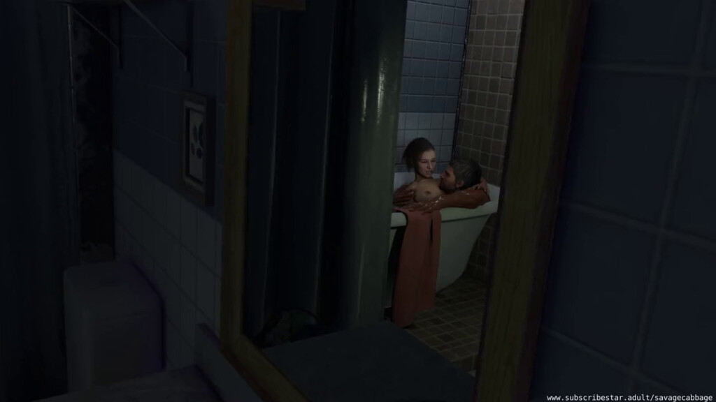 Jill Valentine in bathtub