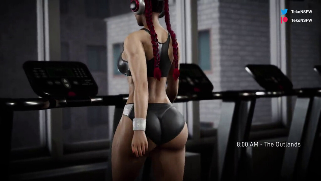 Loba working out