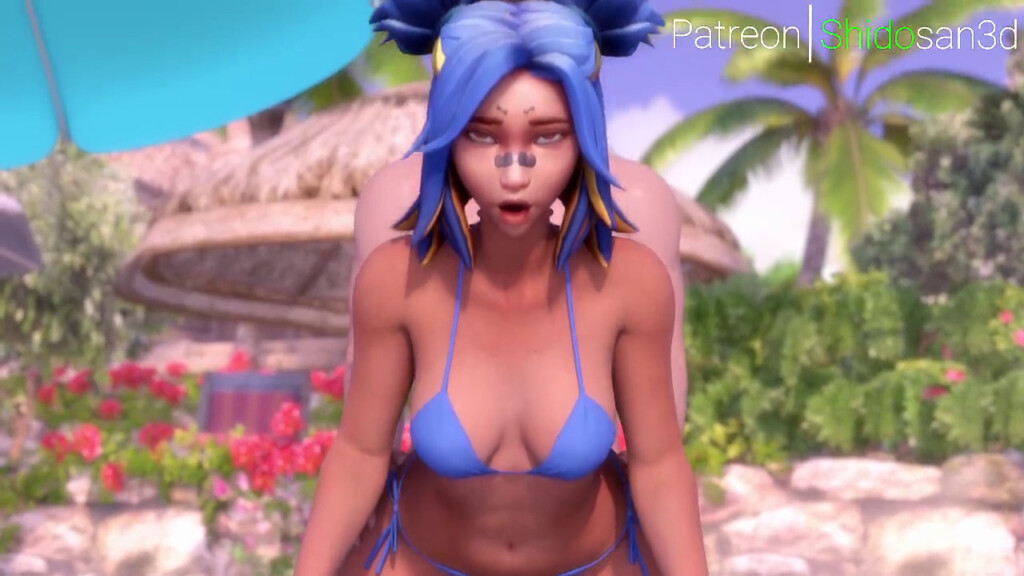 Neon gets fucked at the beach
