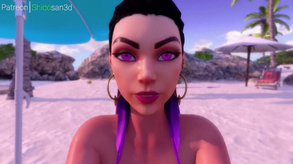 Reyna fucked on the beach pov