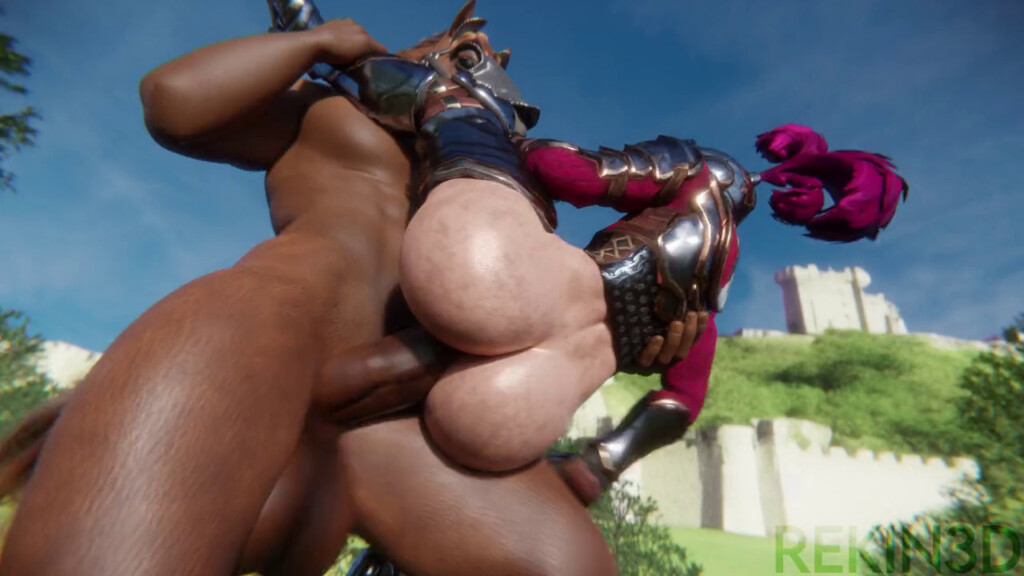 Royal Knight Mercy fucked by a horse