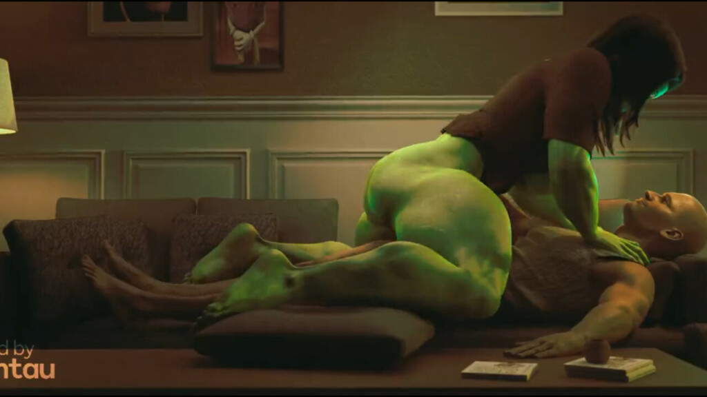 She-Hulk cowgirl ride