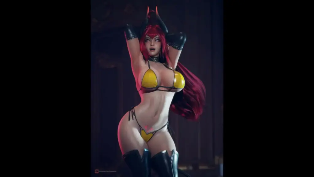 Succubus Sinia dancing