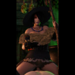 Witch Lulu cowgirl ride