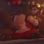 Devil Mercy spooning fucked