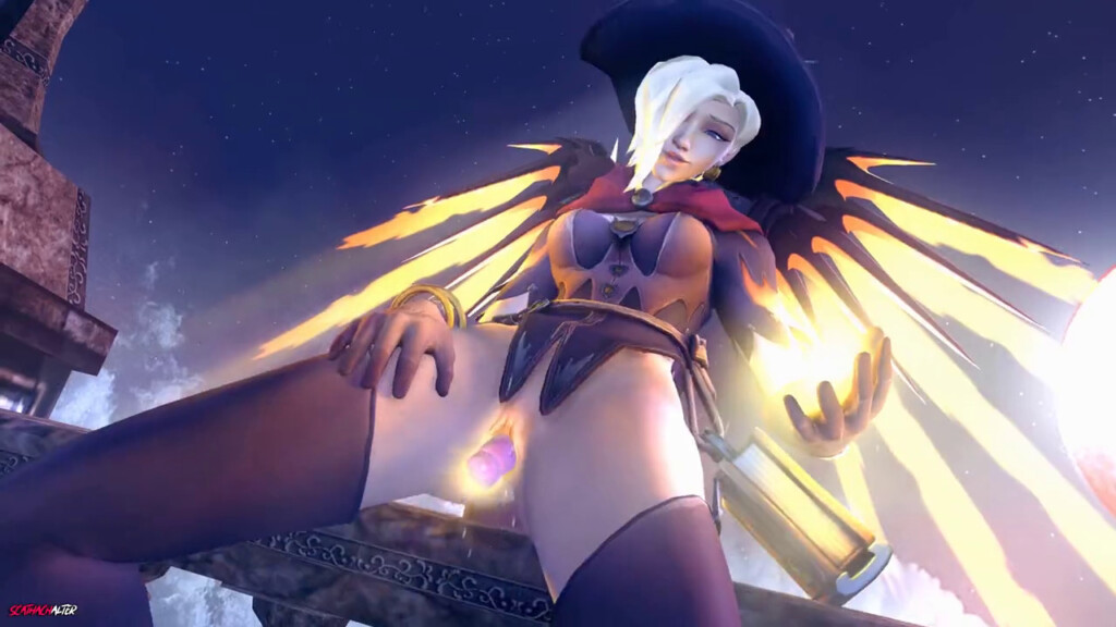 Mercy using witchcraft