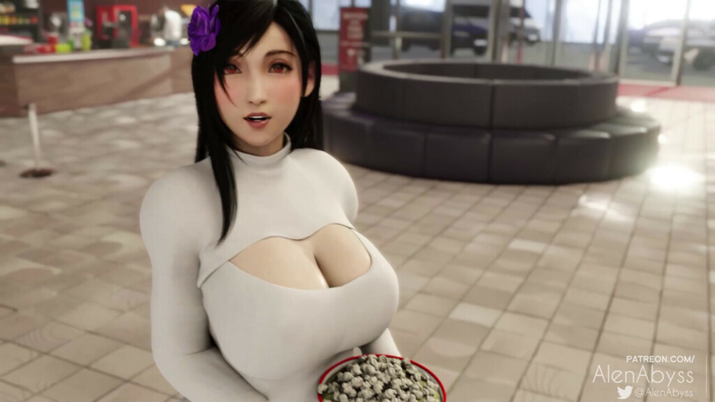 Movie date with Tifa Lockhart