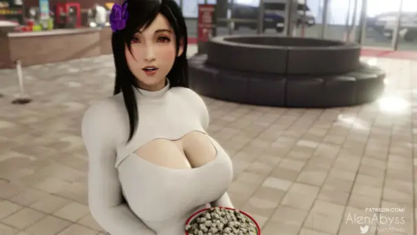Movie date with Tifa Lockhart